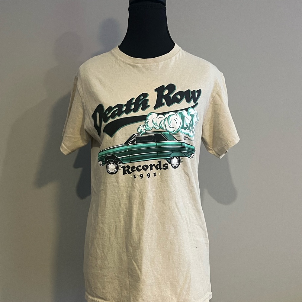 Death Row Records Graphic Tee - Cream